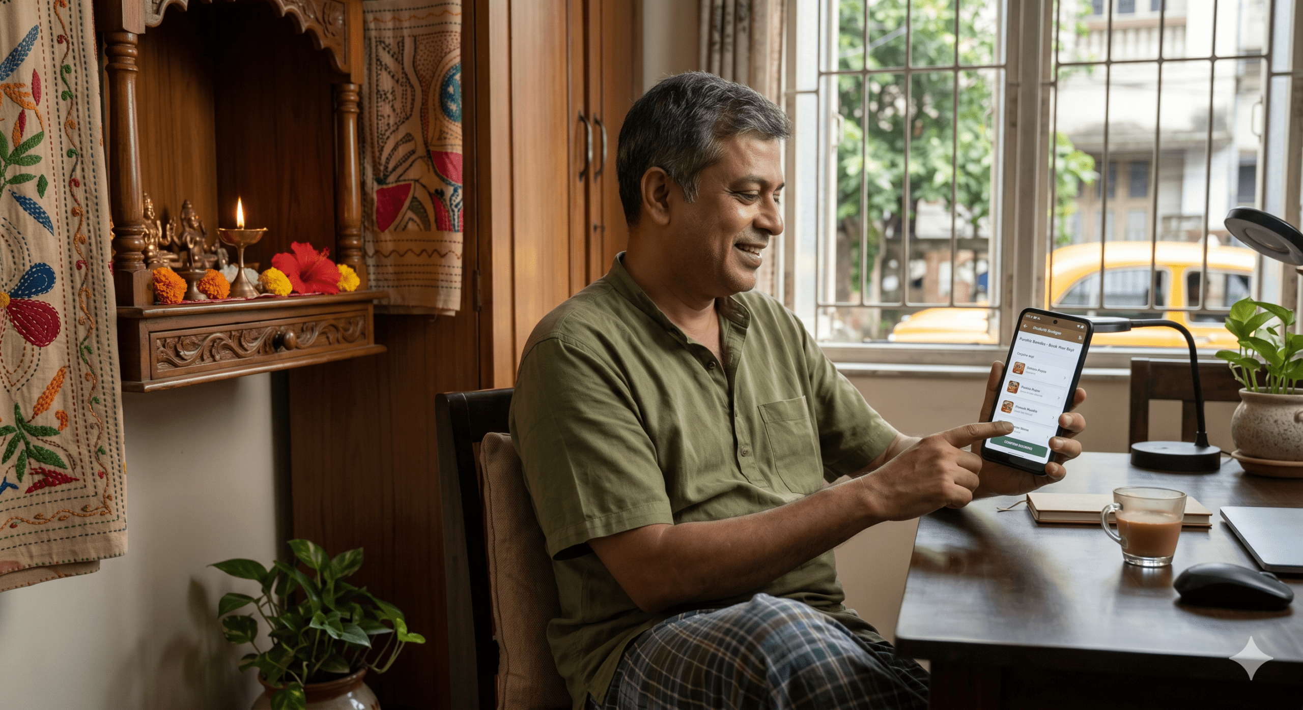 Online Purohit Booking in Kolkata Using Mobile