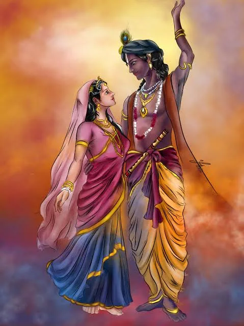 Radha & Sita Hindu Deities